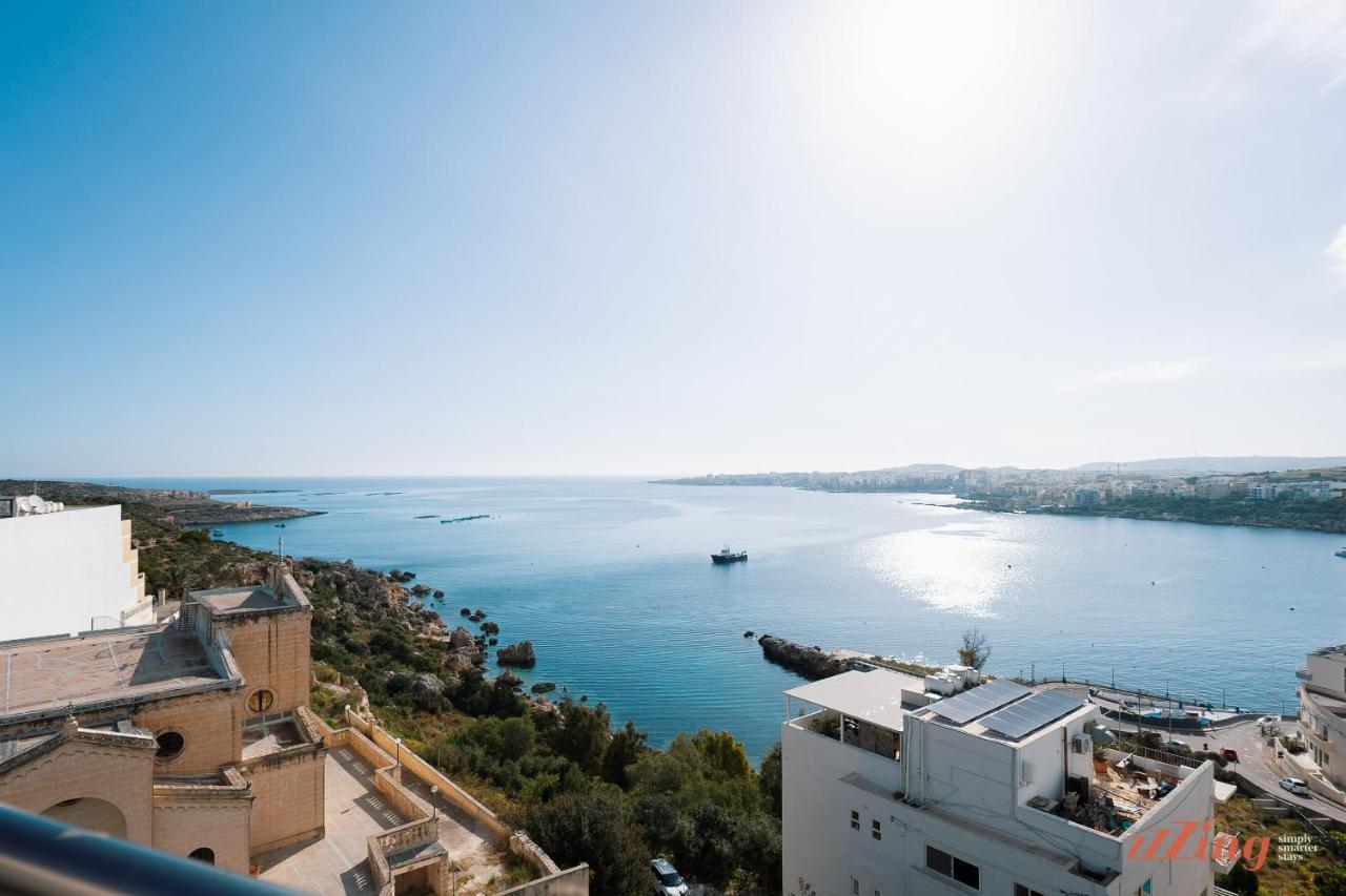 Appartamento Insta Worthy Gorgeous Seaview Penthouse St. Paul's Bay Esterno foto